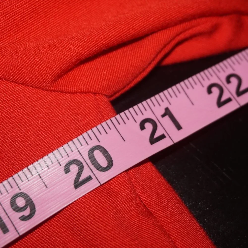 Vintage 80s Red Oversized Boyfriend Blazer - Picture 5 of 6